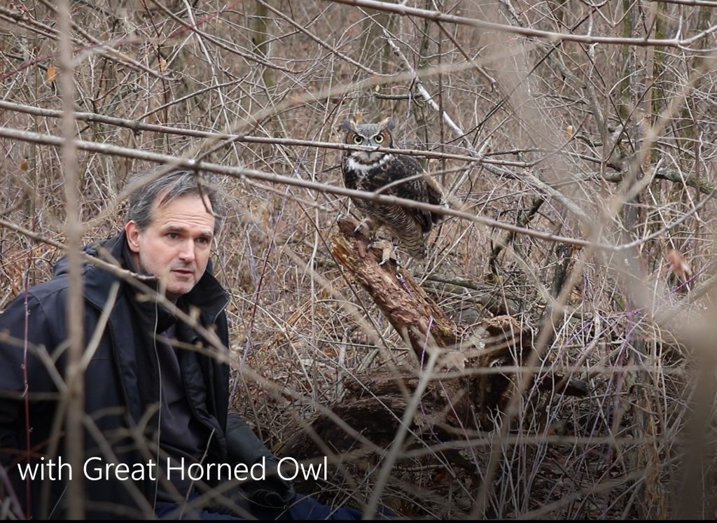 with Rupert in brush